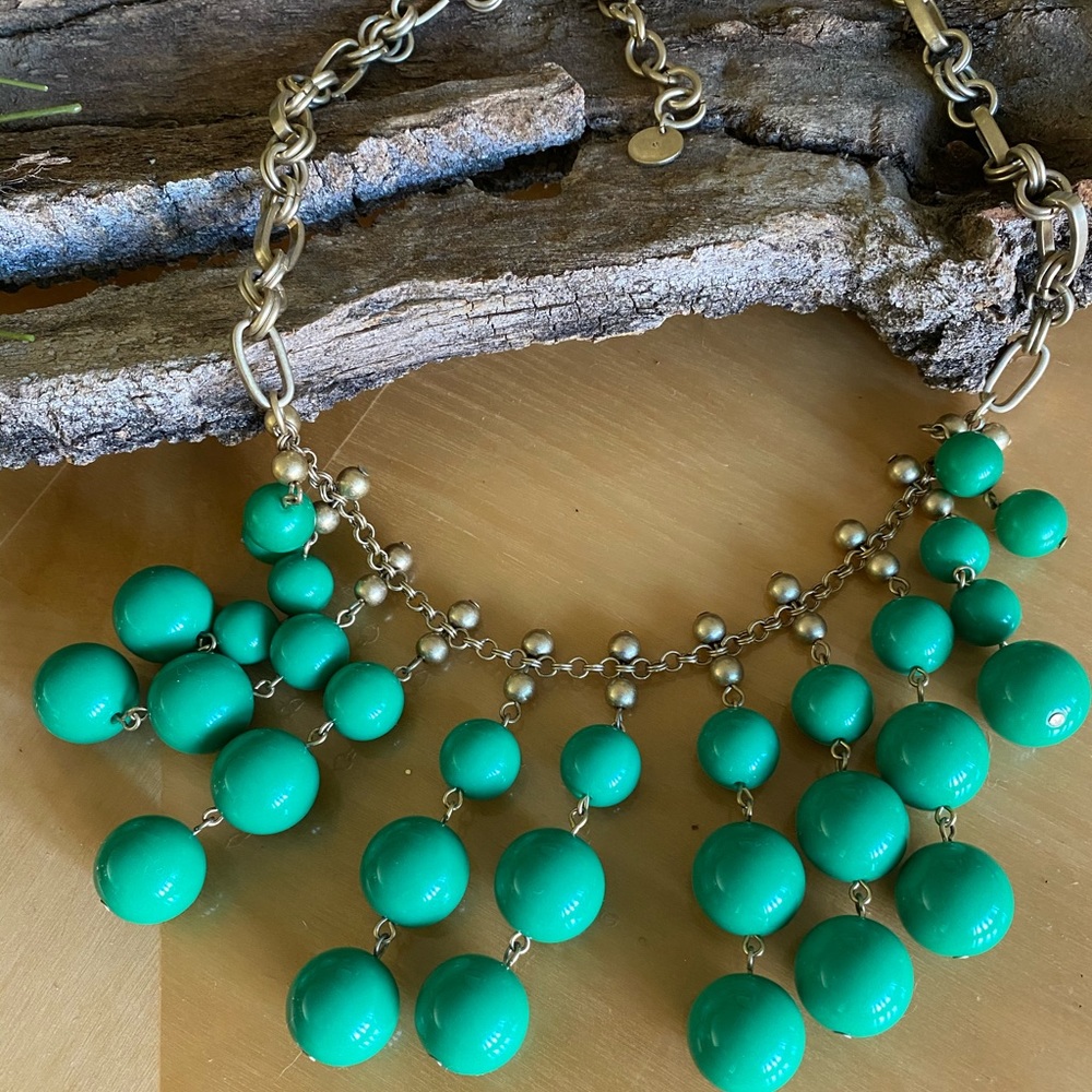 Heavy statement necklace